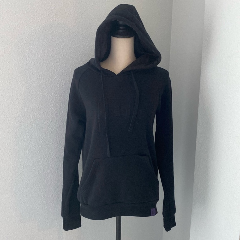 Twitch Unisex Solid Black Hoodie